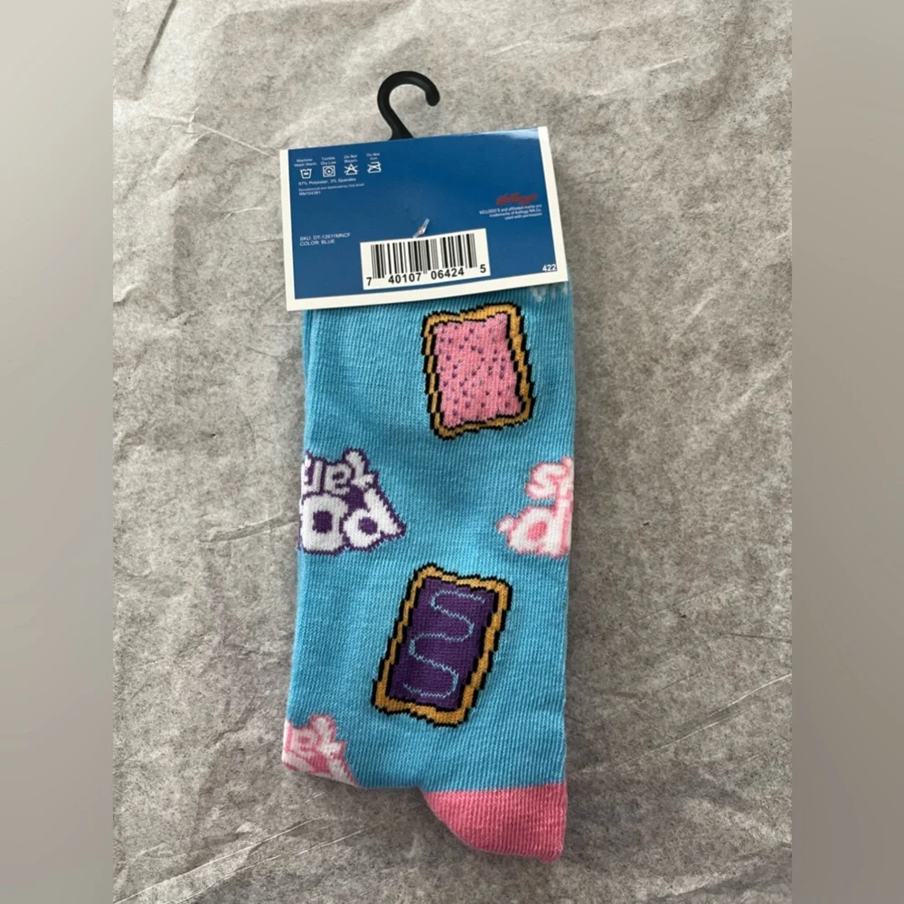 Pop Tarts Socks Fits Men’s Shoe Size 6-12